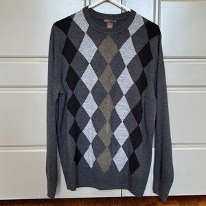 VINTAGE 90s Dockers Men's argyle sweater sz M